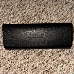 Burberry Black Textured Sunglasses Holder